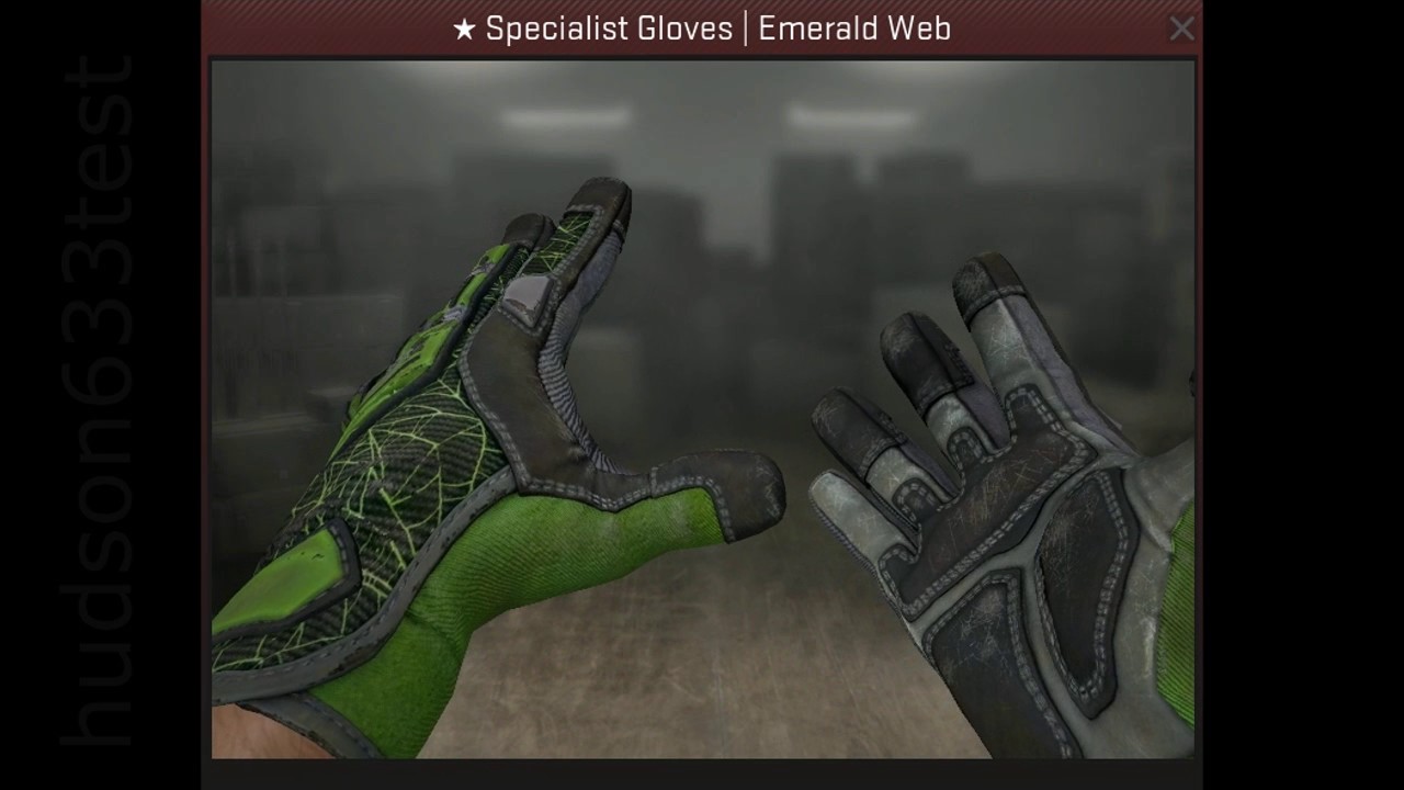 CS GO Mod Specialist Gloves Emerald Web для CSS v89