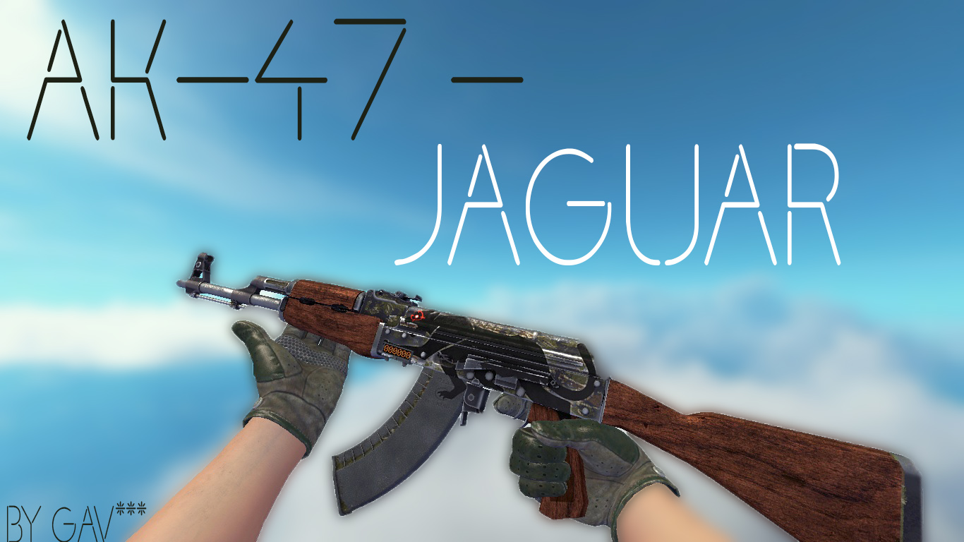 AK-47 | «Jaguar» (Battle Scared) Для CS:S v89