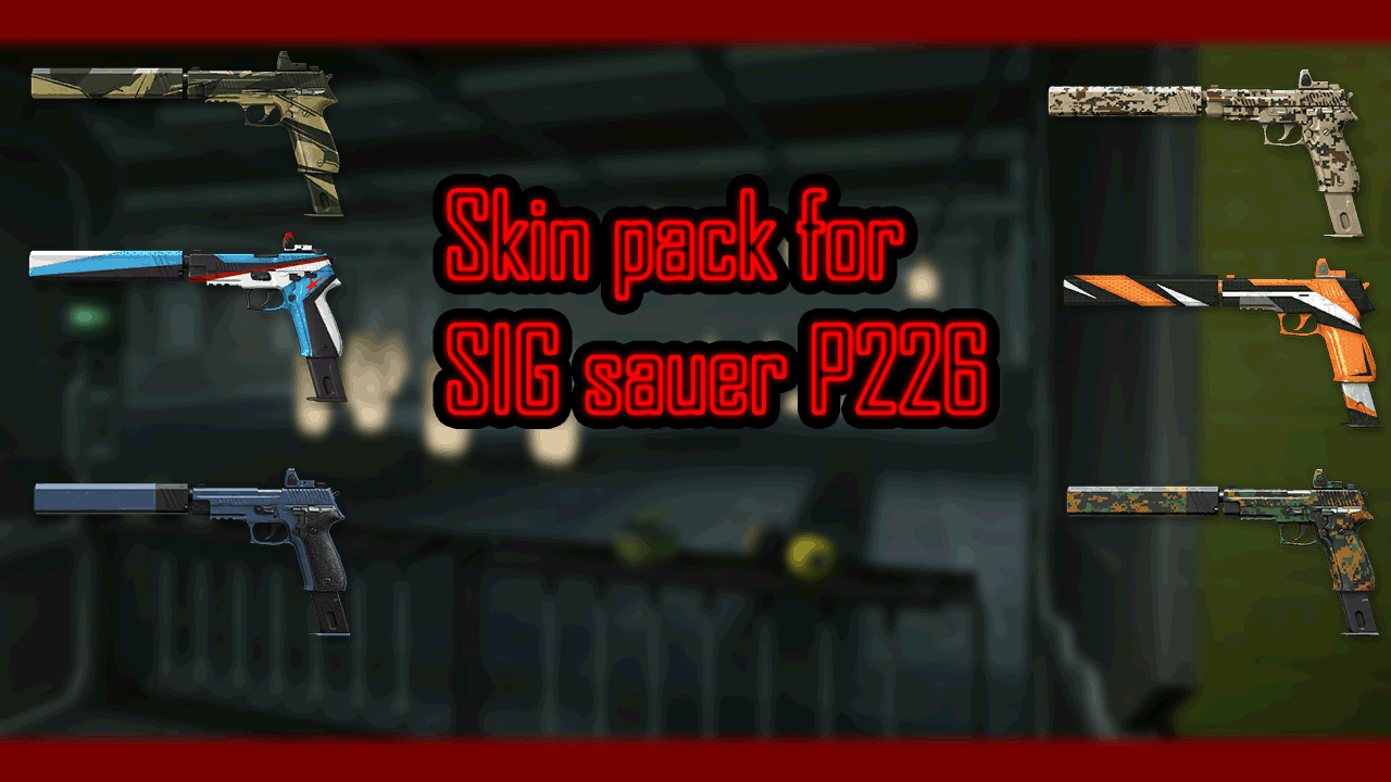 Skin pack for WarFace SIG Sauer P226