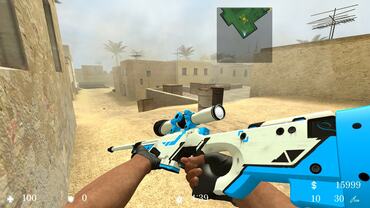 AWP Assimov Blue +Анимация осмотра