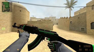 AK-47 GreenLine + Анимация осмотра