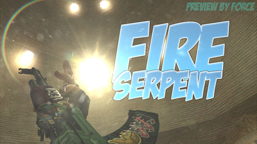 AK-47 Fire Serpent (с наклейками)