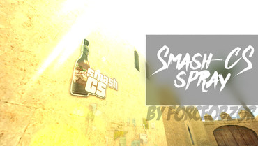Smash-CS - спрей под стикер из CS:GO.