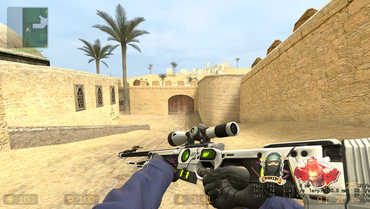 AWP | Starkeeper (White) 2 pairs of hands