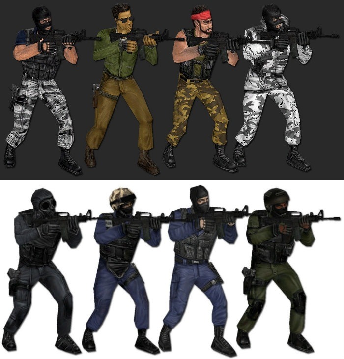 Download Player skins from cs 1.6 for css
