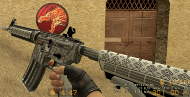 StatTrak™ M4A4 Преданный Паладин (Silver) by Цветик:D