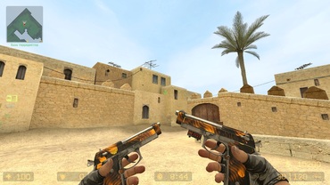 Dual Berettas Orange Rebel