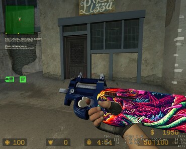 P90 Hyper Beast v2.0 [StatTrack] для CSS v34-92+