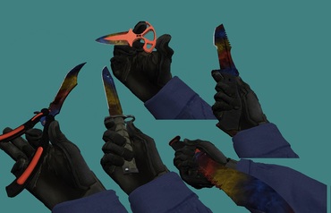 Marble Fade Knives | Пак ножей (cs go перчатки) Marble Fade Knives | Пак ножей (cs go перчатки)