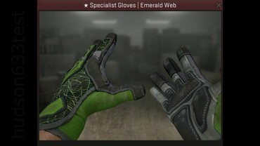 CS GO Mod Specialist Gloves Emerald Web for CSS v89