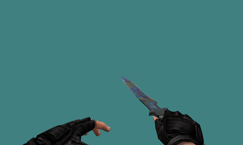 CONDITION ZERO KNIFE WITH ARCTIC HANDS skin for CS 1.6 • CS-bg