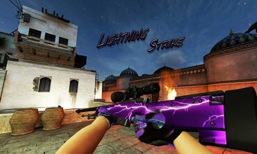 AWP Lightning Strike (Sporty Gloves) Для CSS v89