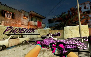 AWP | Phoenix (Black Edition) | Sporty Gloves
