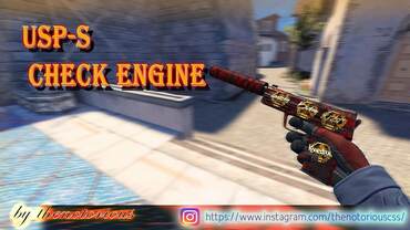 USP-S Check Engine gold autographs [v89+]