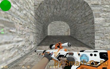 HD Stattrek Awp Azimov with csgo stickers and hands