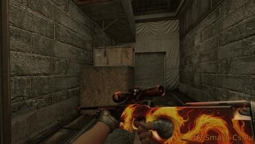 AWP Wildfire with new sticker for CS:S v91