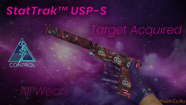 StatTrakв„ў USP-S Target Acquired | Stickers Combo