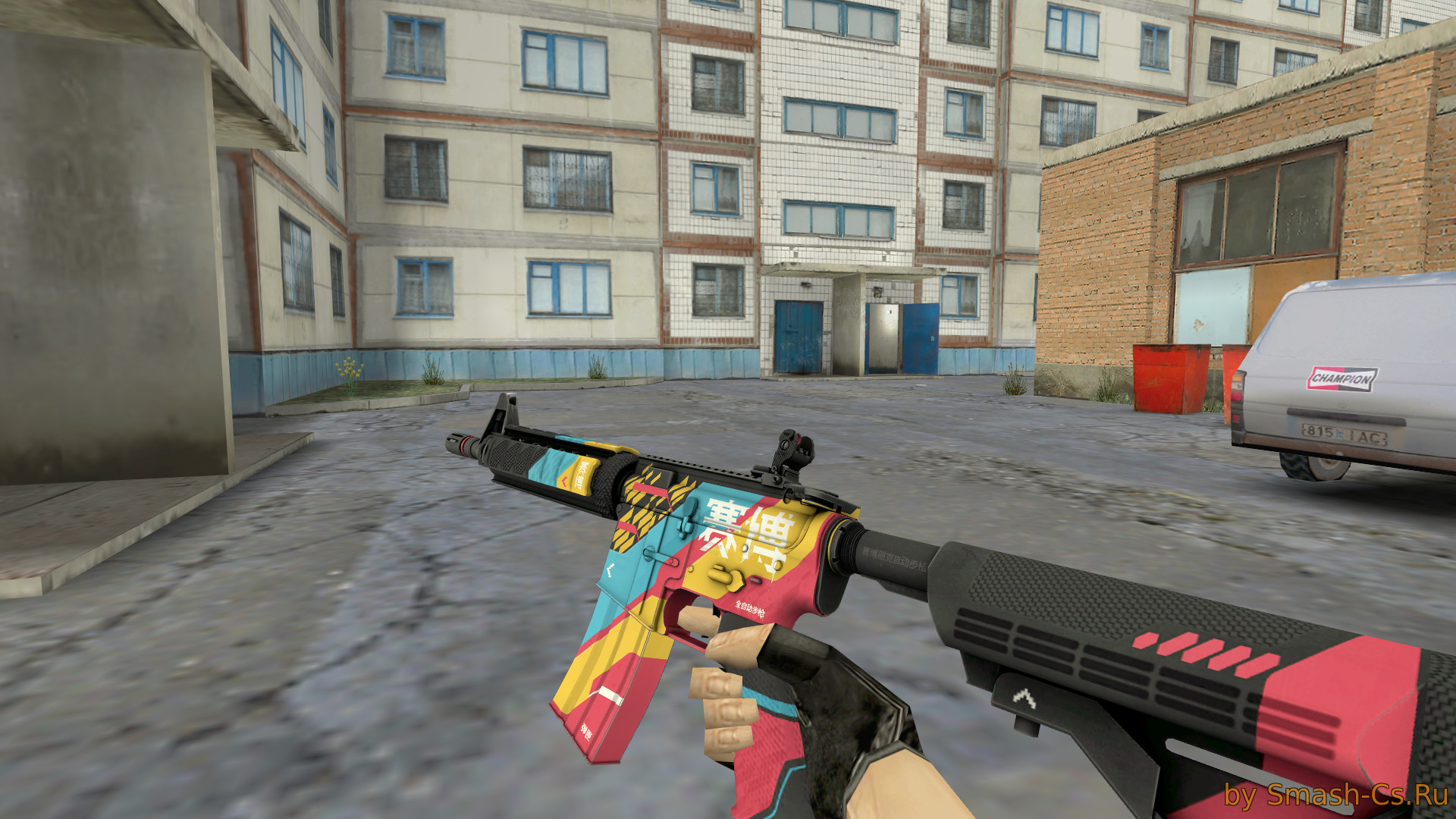 M4a4 cyber security 3d фото 9