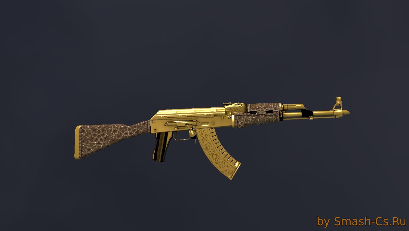 Download AK 47 Gold Arabesque for CSS V91+
