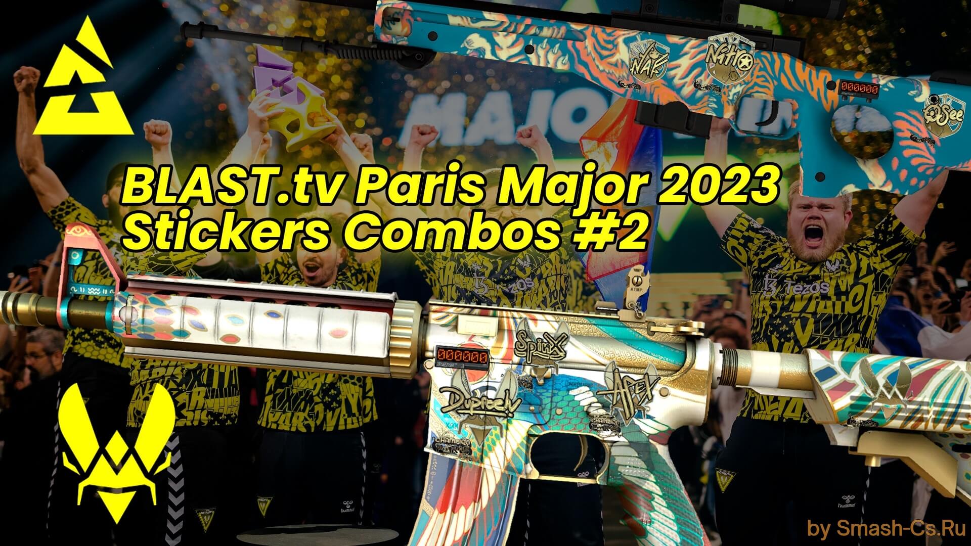 BLAST.tv Paris Major 2023 | Stickers Combos #2