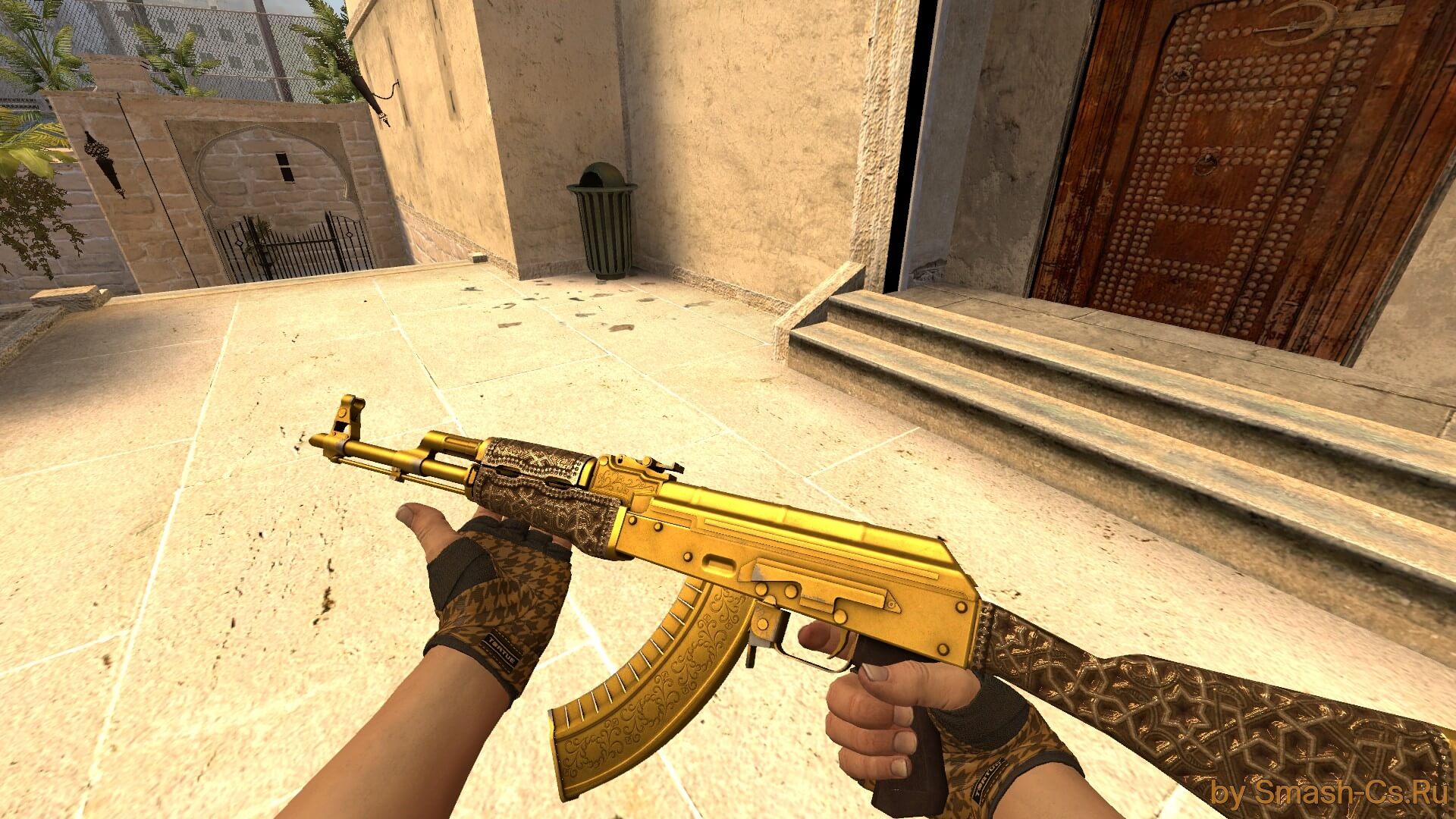 Download AK-47 Gold Arabesque (BS) for CSS v34-92+