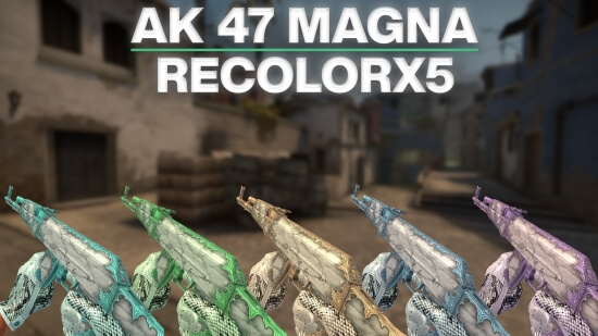 AK 47  MAGNA Recolor x5 для CSS92+