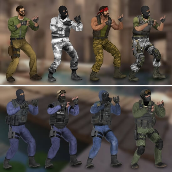 Набор плеермоделек Classic Offensive Для CSSV93+ Набор плеермоделек Classic Offensive Для CSSV93+