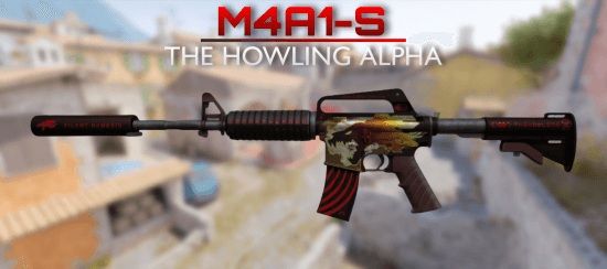M4A1-S - Воющий Альфа для CSS(V91+)