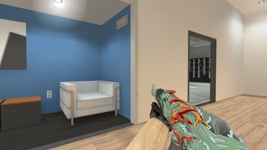 AK-47 Aquamarine Revenge for CS 1.6 AK-47 Aquamarine Revenge for CS 1.6