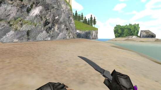 Falchion Knife Ultraviolet for CS 1.6 Falchion Knife Ultraviolet for CS 1.6