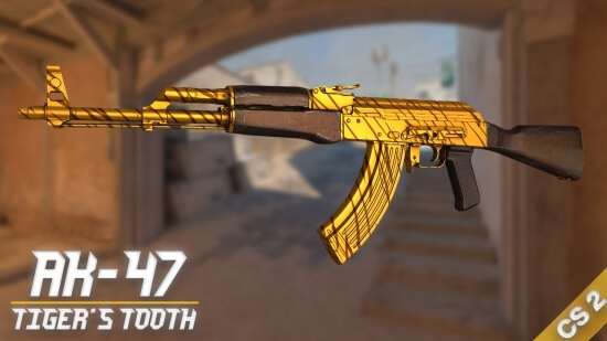 AK 47 Tiger's Tooth CS2 For CSS93+ AK 47 Tiger's Tooth CS2 For CSS93+