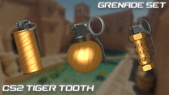CS2 Tiger Tooth Grenade Set for CSS93+ CS2 Tiger Tooth Grenade Set for CSS93+